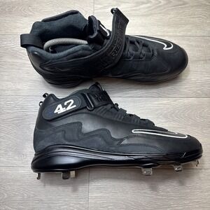 Men's Nike Black Griffey Air Max Jackie Robinson Day Cleats Size 12‎ DC9980-001
